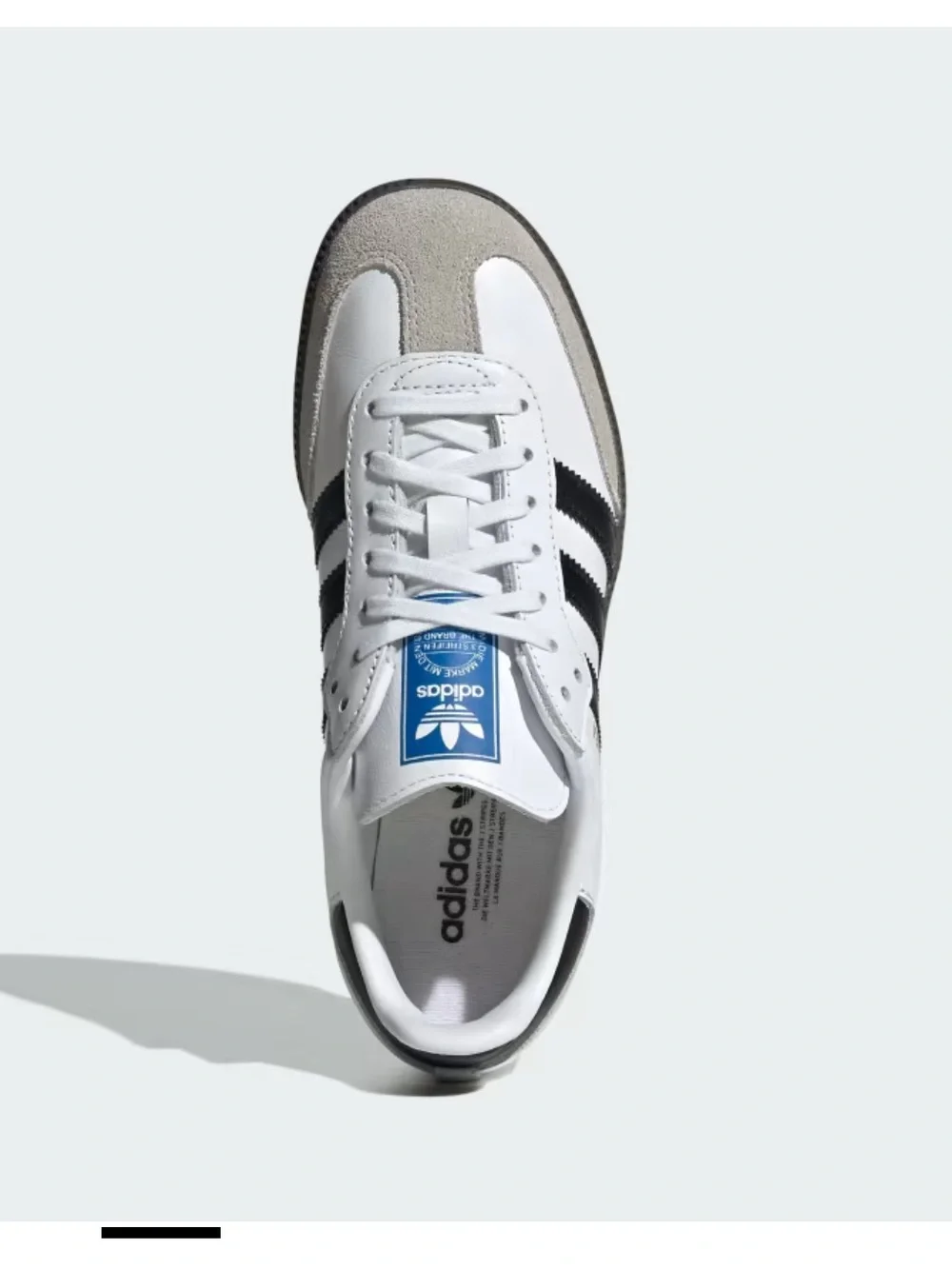 Adidas Samba OG in White and Black